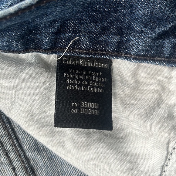 CALVIN KLEIN JEANS STRAIGHT CUT GREAT CONDITION 32 x 30 - Picture 6 of 7